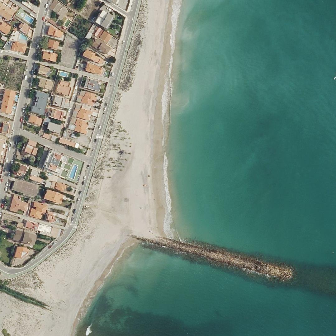Aerial map of Playa la Torre