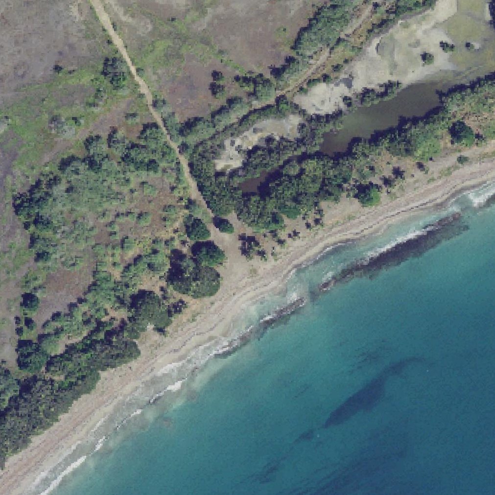 Aerial map of Playa La Ventana