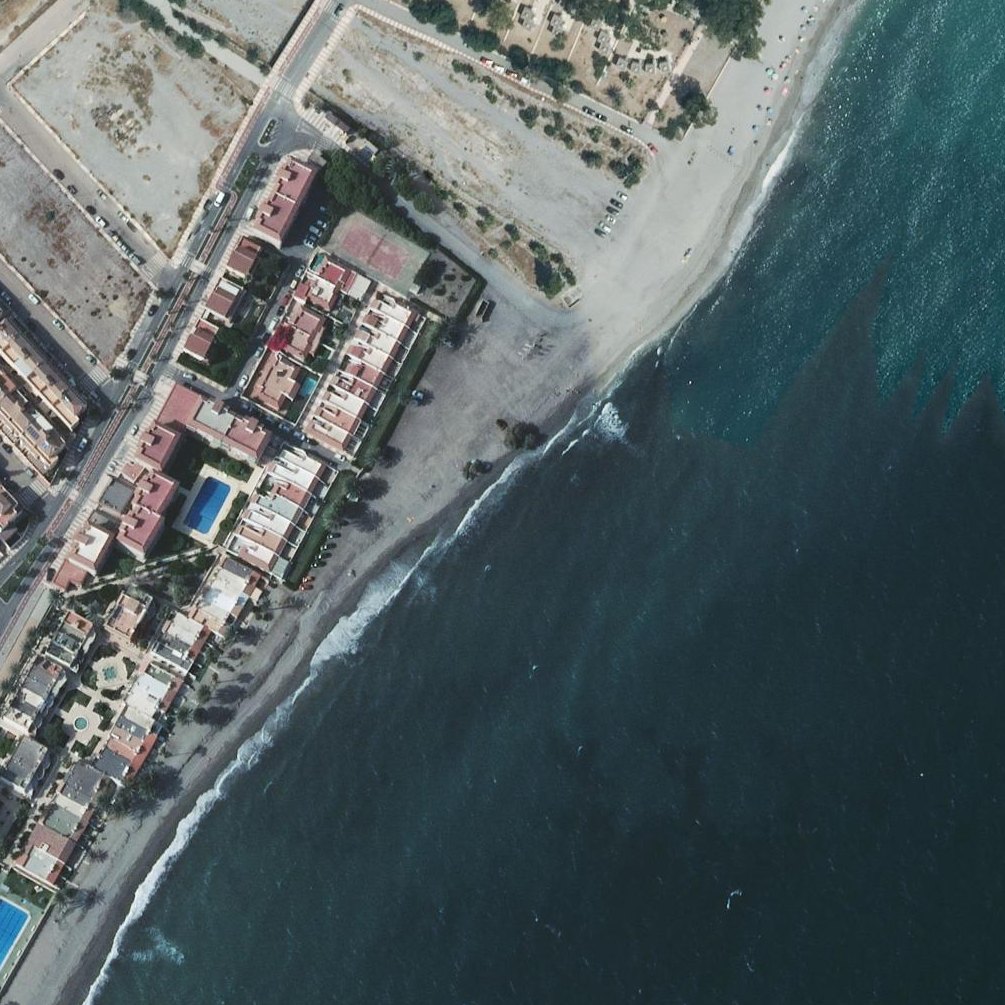 Aerial map of Playa la Ventilla