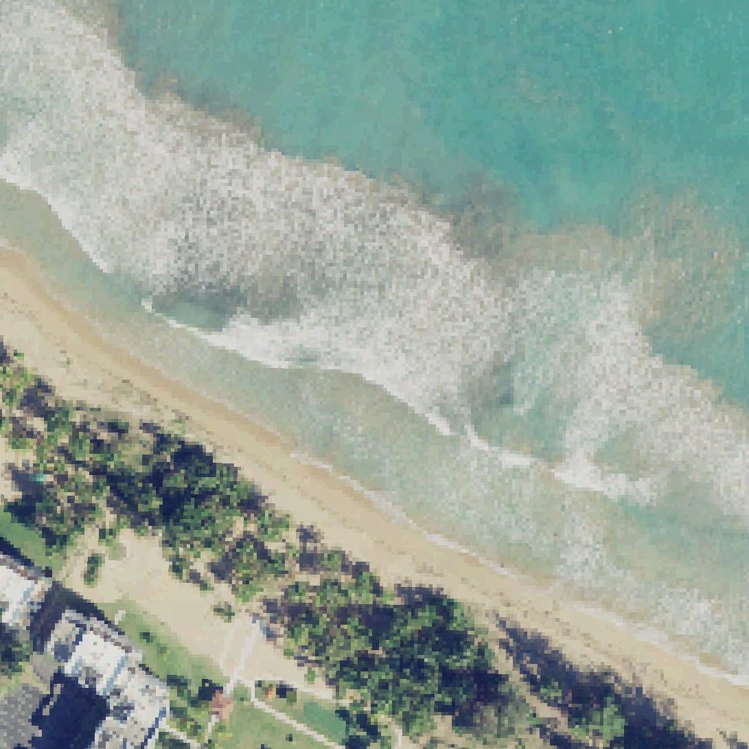 Aerial map of Playa las Picuas, Rio Grande