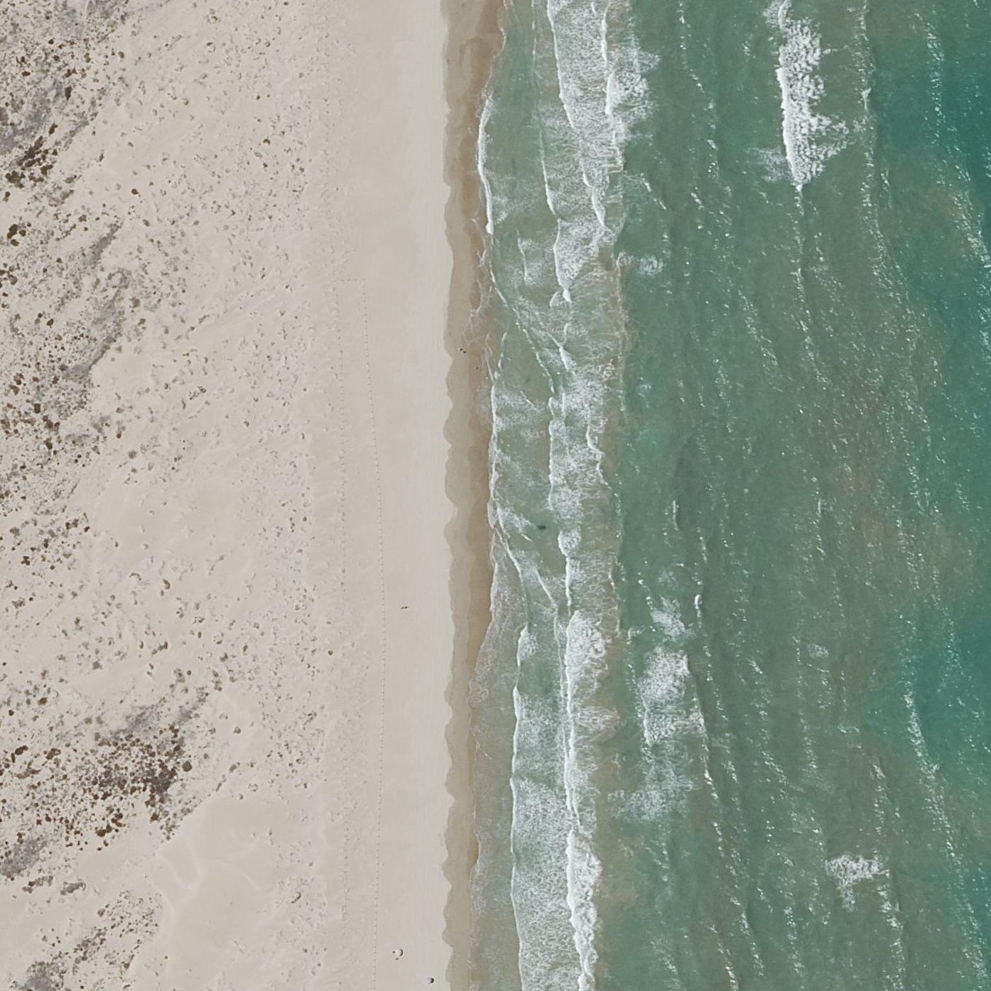 Aerial map of Playa Les Ortigues