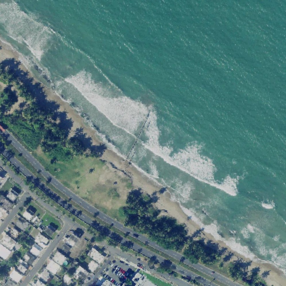 Aerial map of Playa Levittown