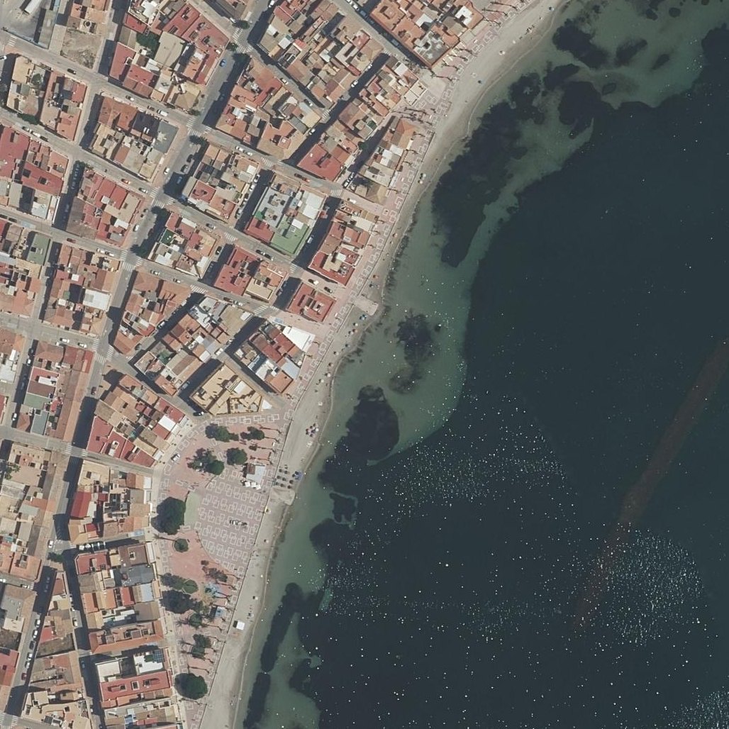 Aerial map of Playa lo Sola