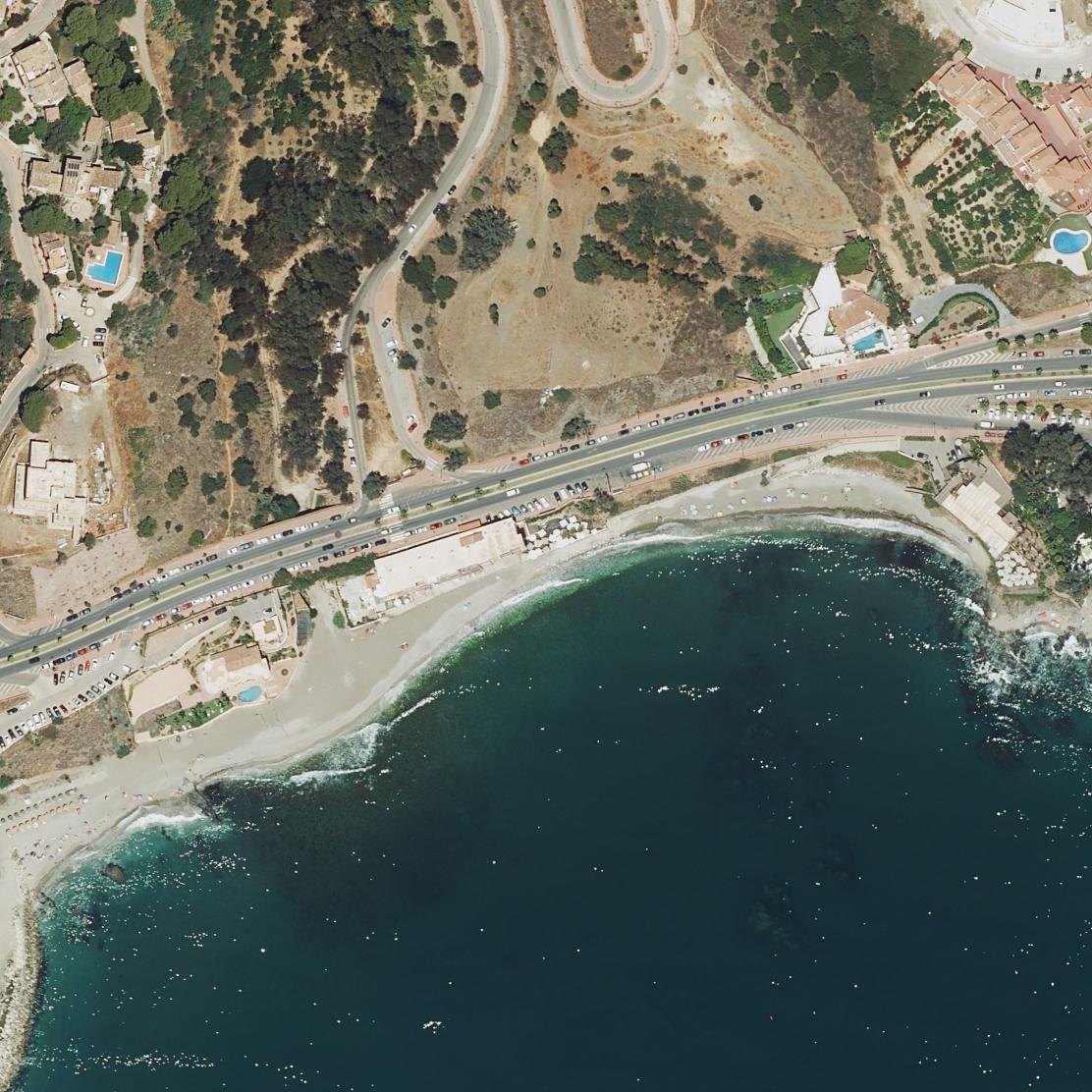 Aerial map of Playa Malibu Palace