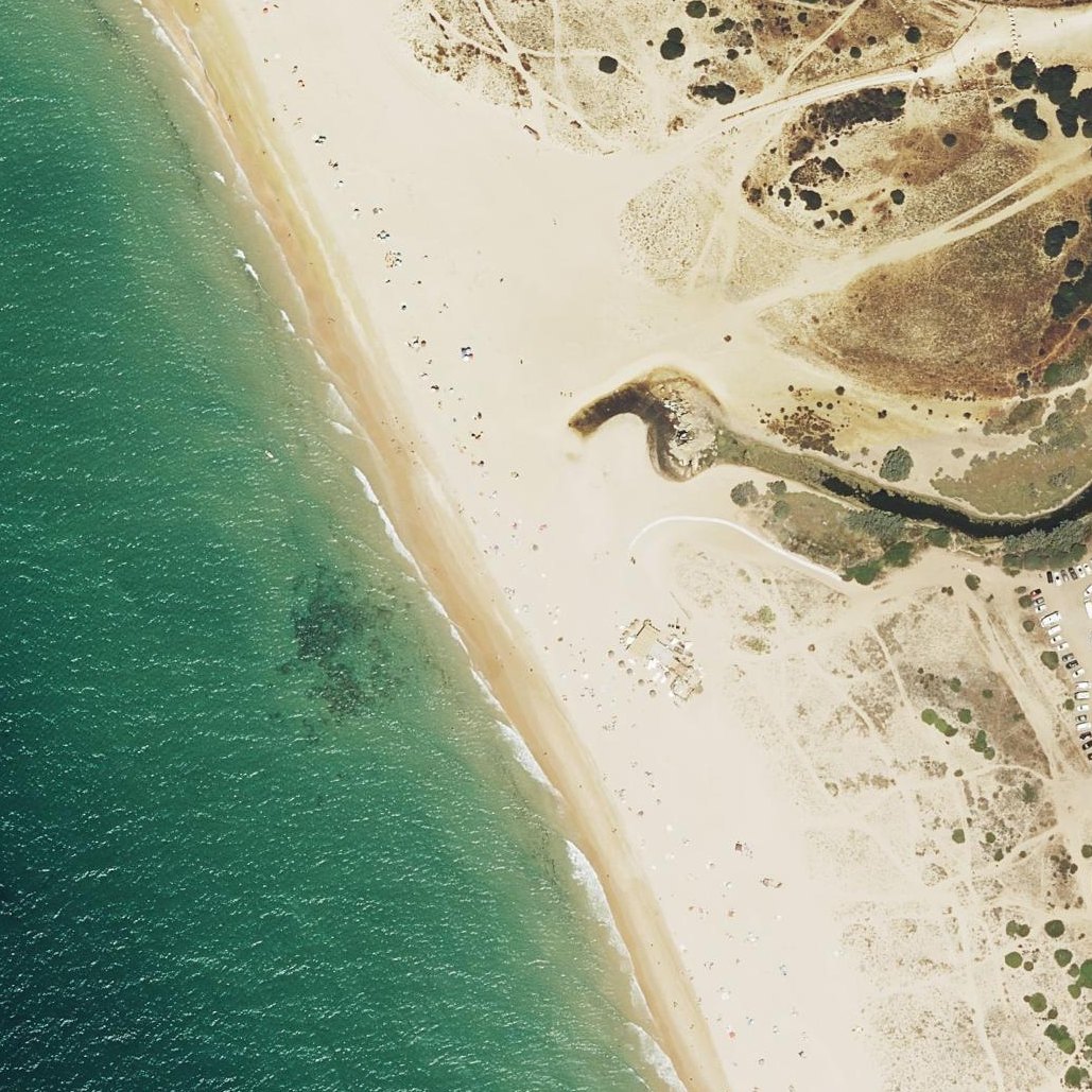 Aerial map of Playa Mangueta