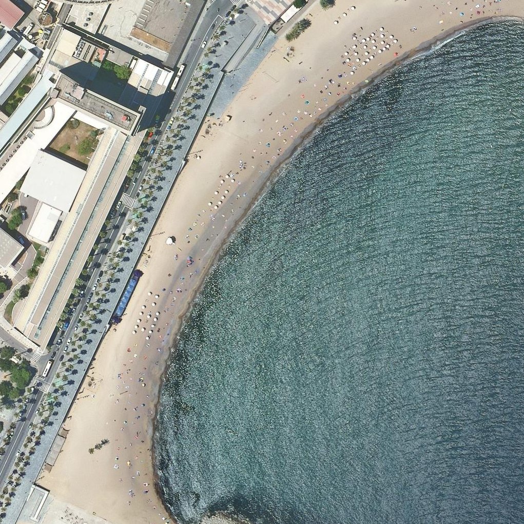 Aerial map of Playa Mar