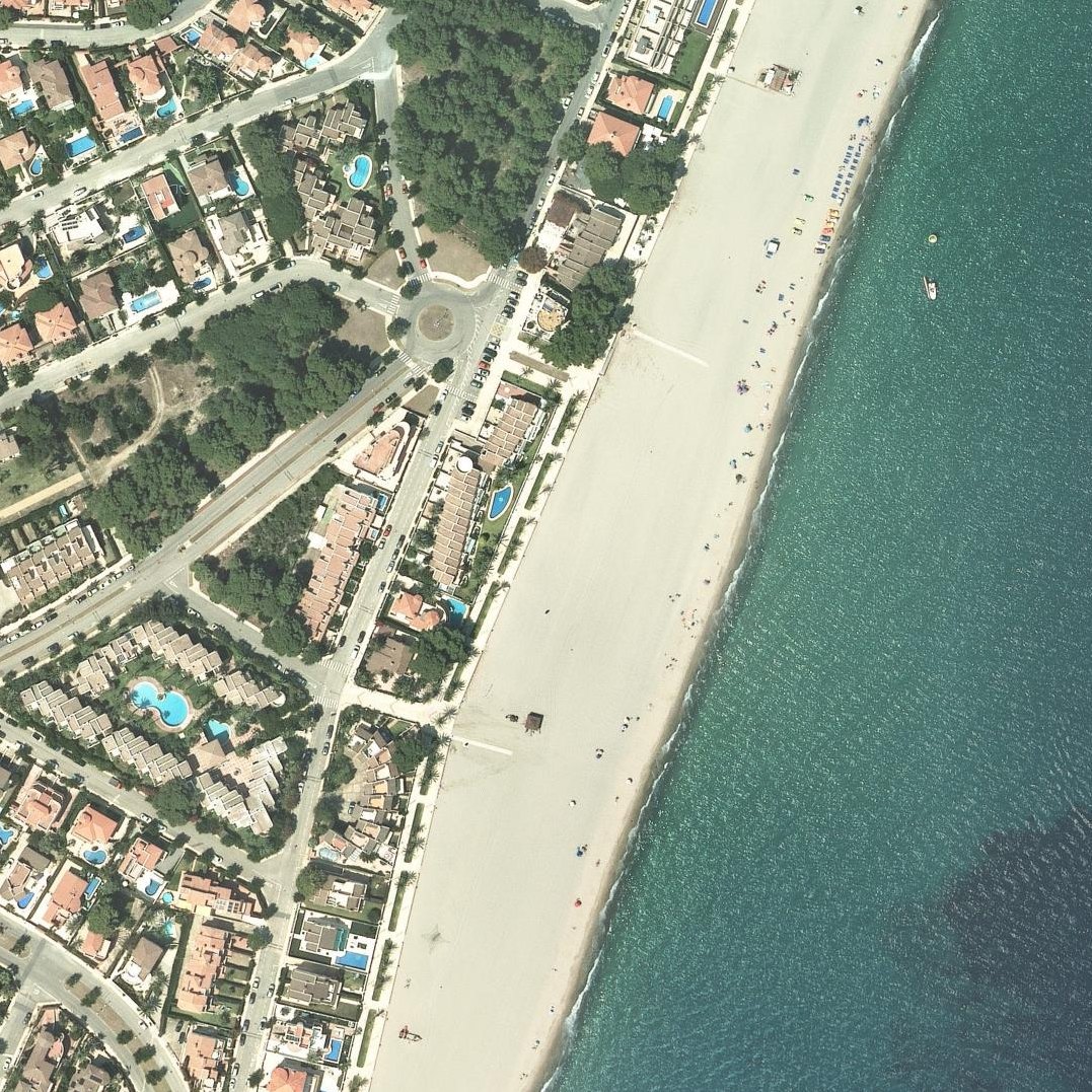 Aerial map of Playa Miami