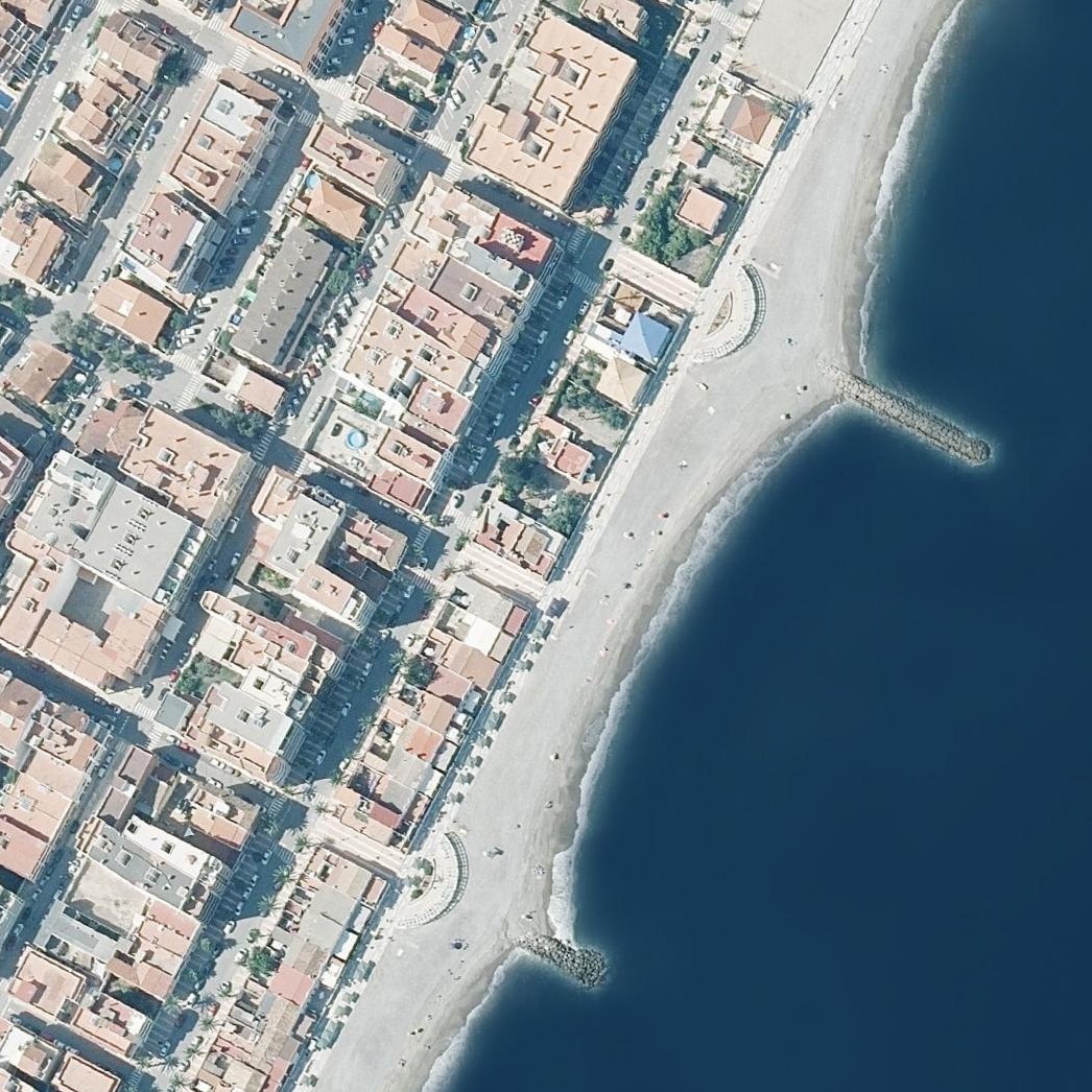Aerial map of Playa Moncofar