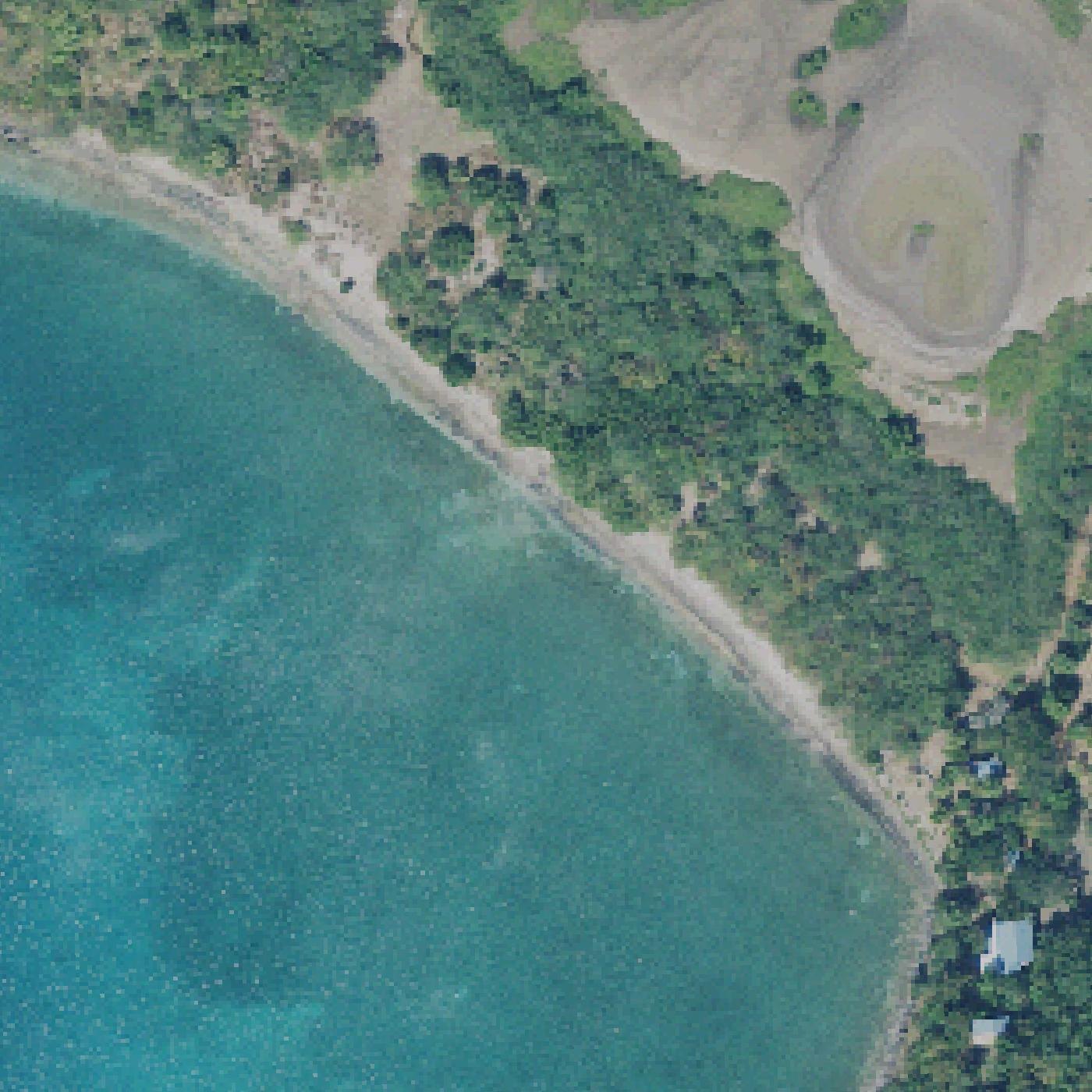 Aerial map of Playa Mosquito