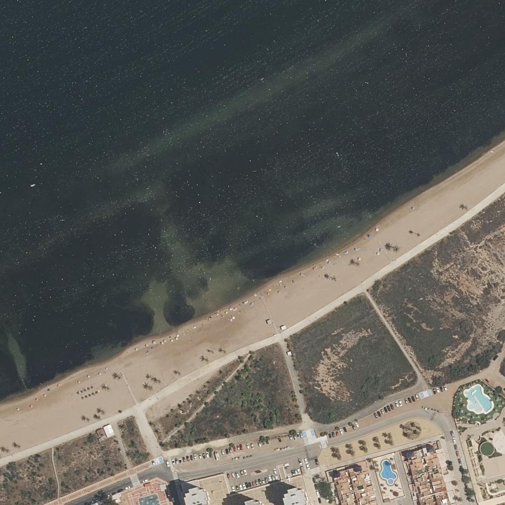Aerial map of Playa Paraíso