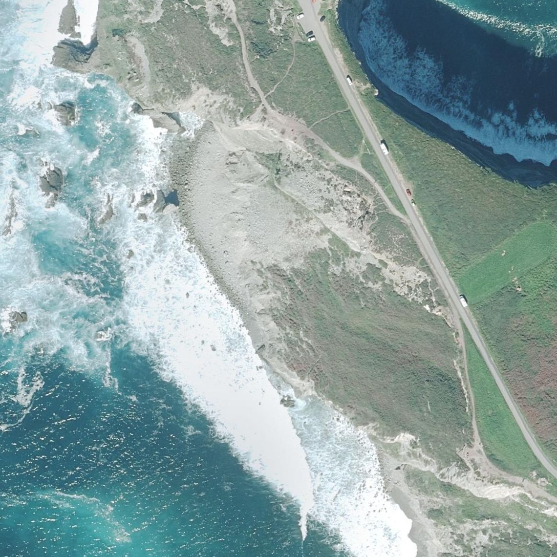 Aerial map of Playa Peñadoiro