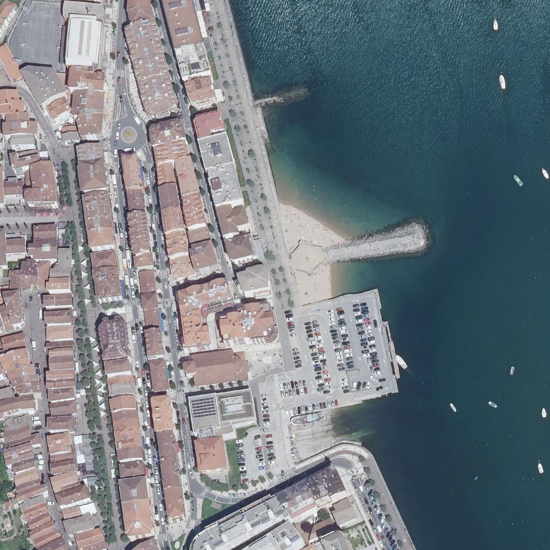 Aerial map of Playa Pequeña