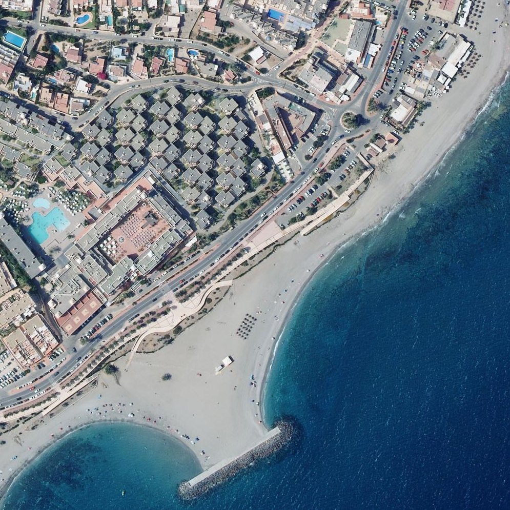 Aerial map of Playa Piedra de Villazar