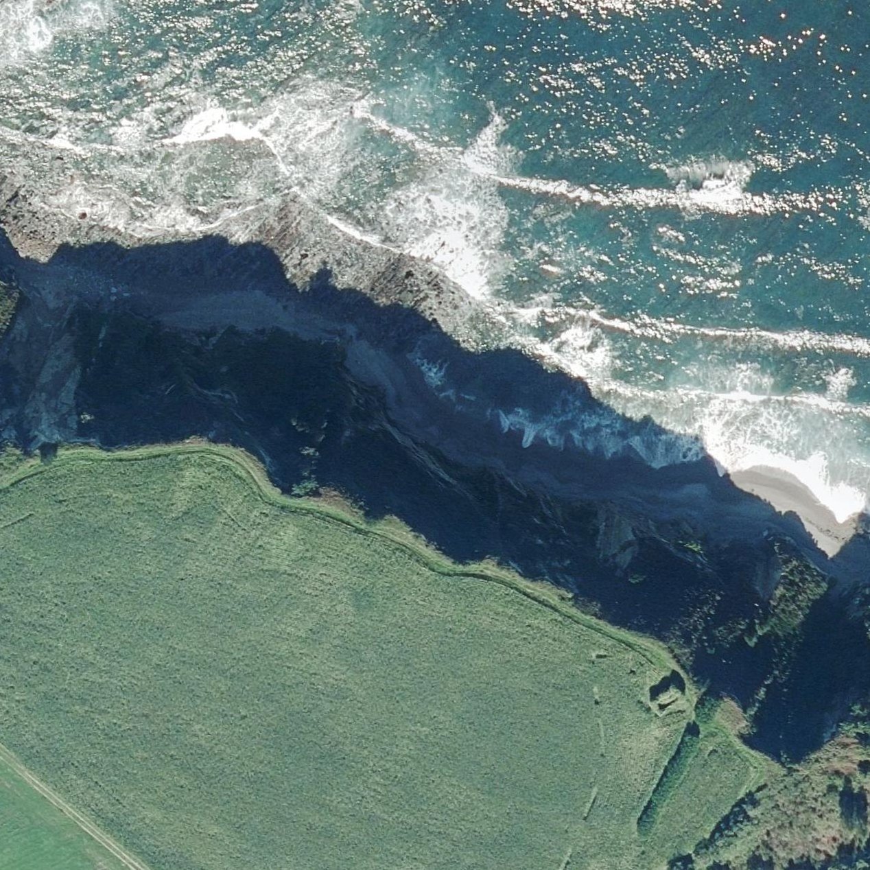 Aerial map of Playa Pluminero O Quintana