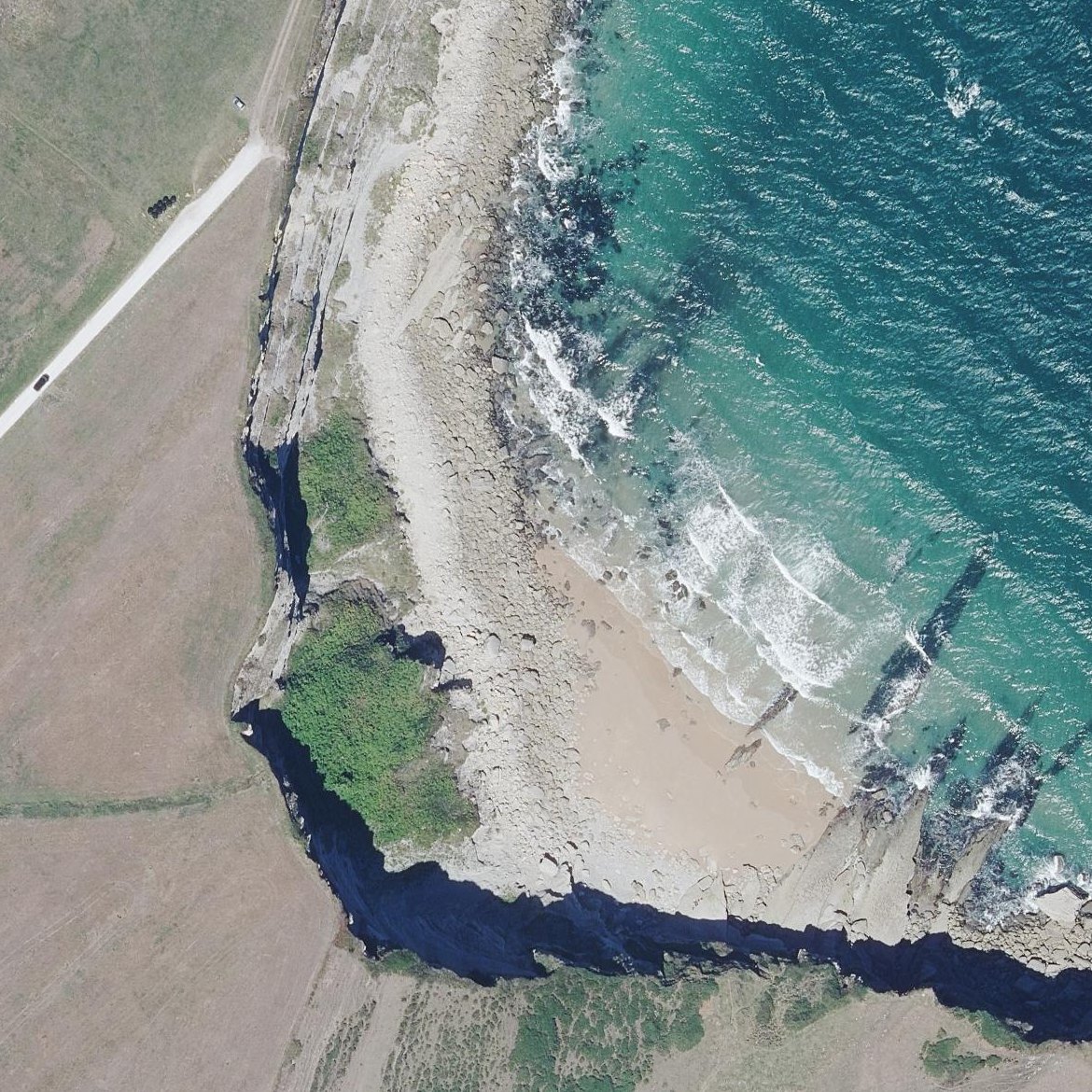Aerial map of Playa Punta Ballota