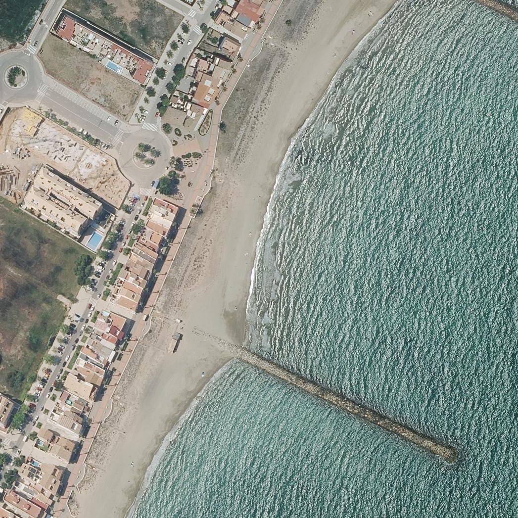 Aerial map of Playa Puzol