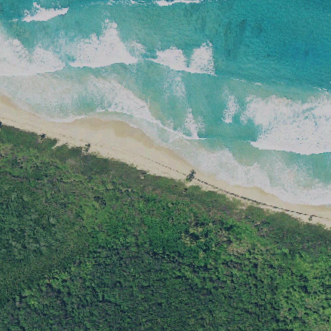 Aerial map of Playa Resaca