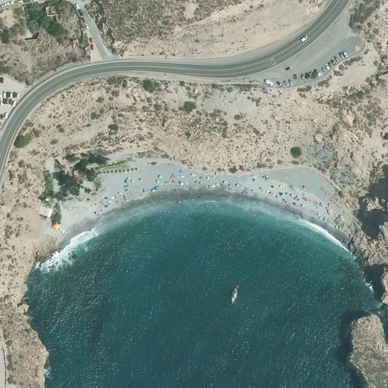 Aerial map of Playa Rijana