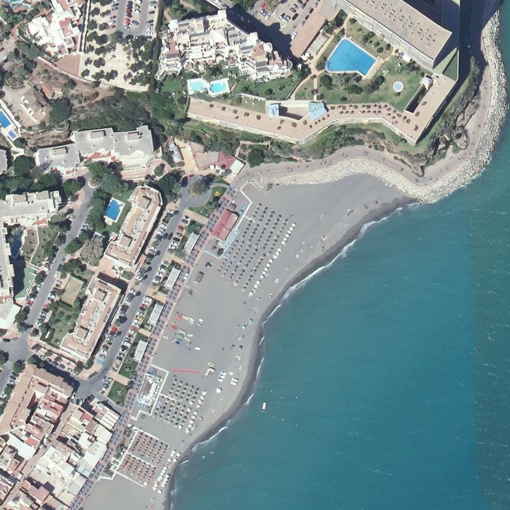 Aerial map of Playa Rincón del Sol