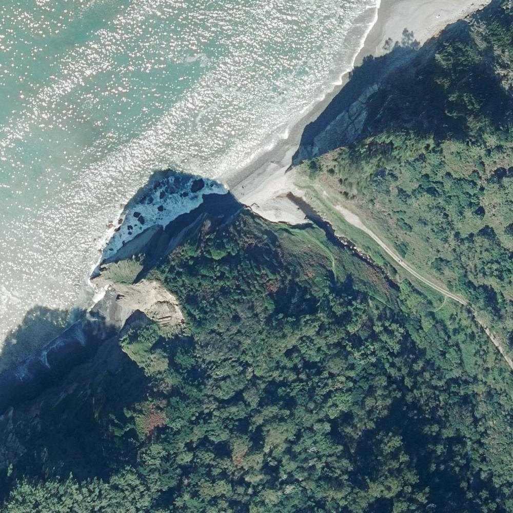 Aerial map of Playa Río Cabo