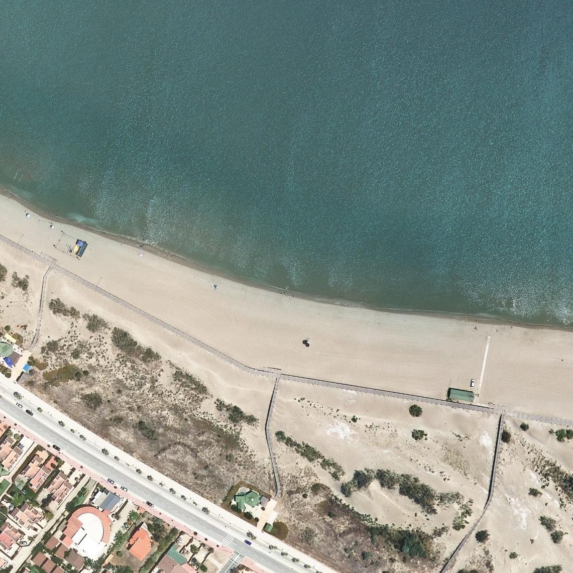 Aerial map of Playa Riumar
