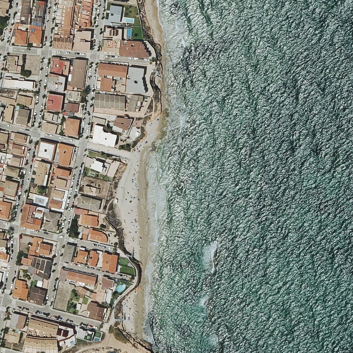 Aerial map of Playa Rocamar