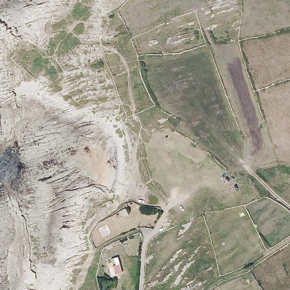 Aerial map of Playa Rosamunda