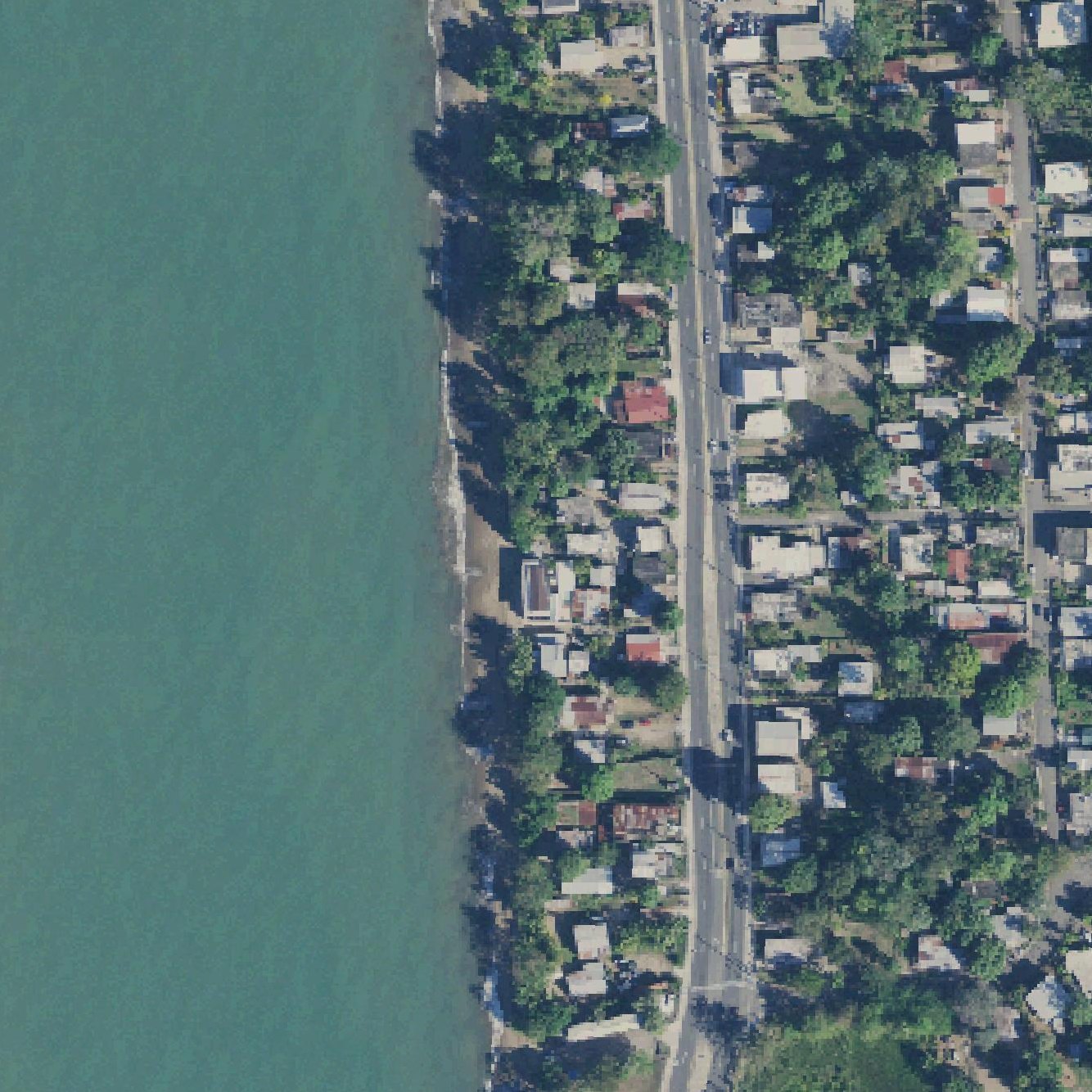 Aerial map of Playa Sabaneta