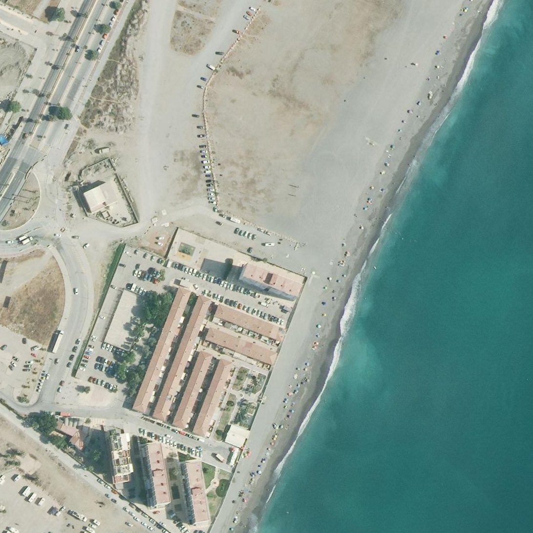 Aerial map of Playa Sacaba Beach
