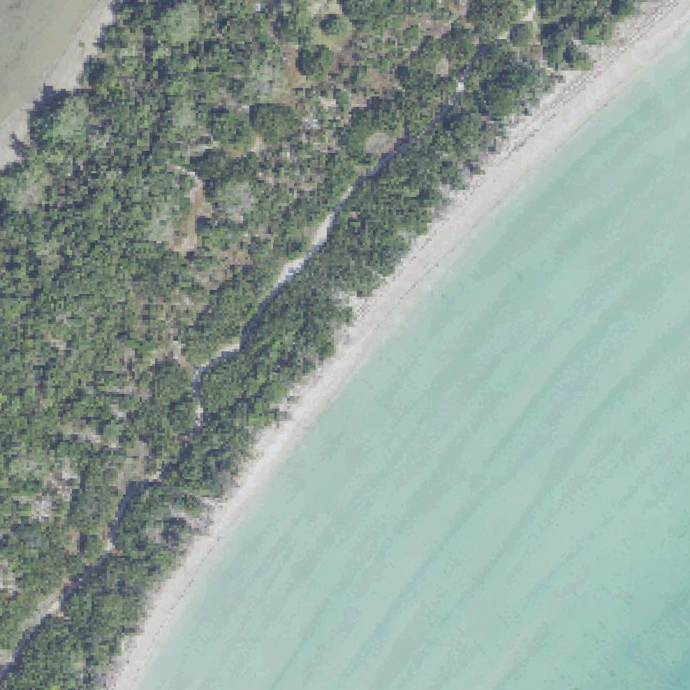 Aerial map of Playa Salinas