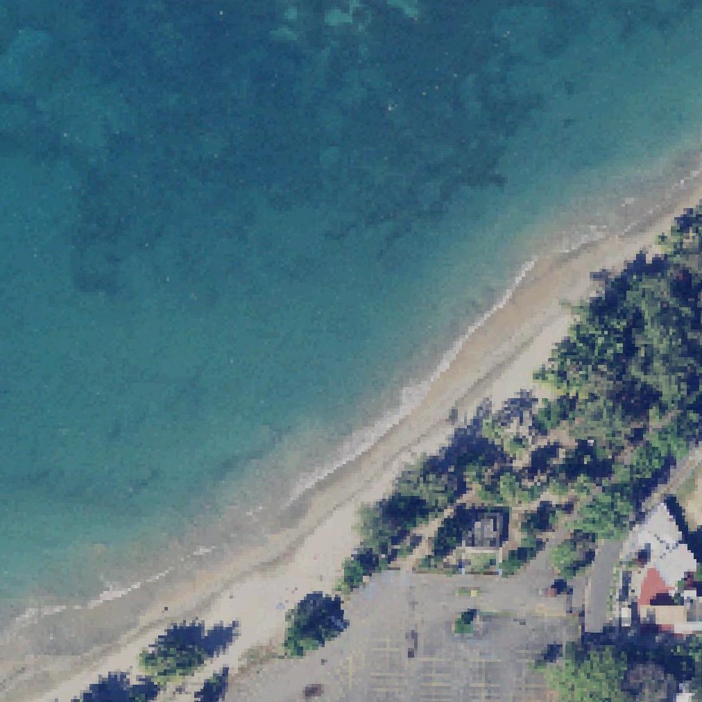 Aerial map of Playa Sardinera