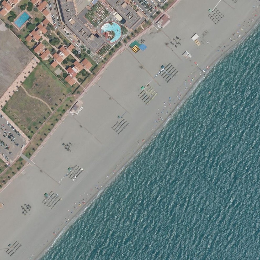 Aerial map of Playa Serena
