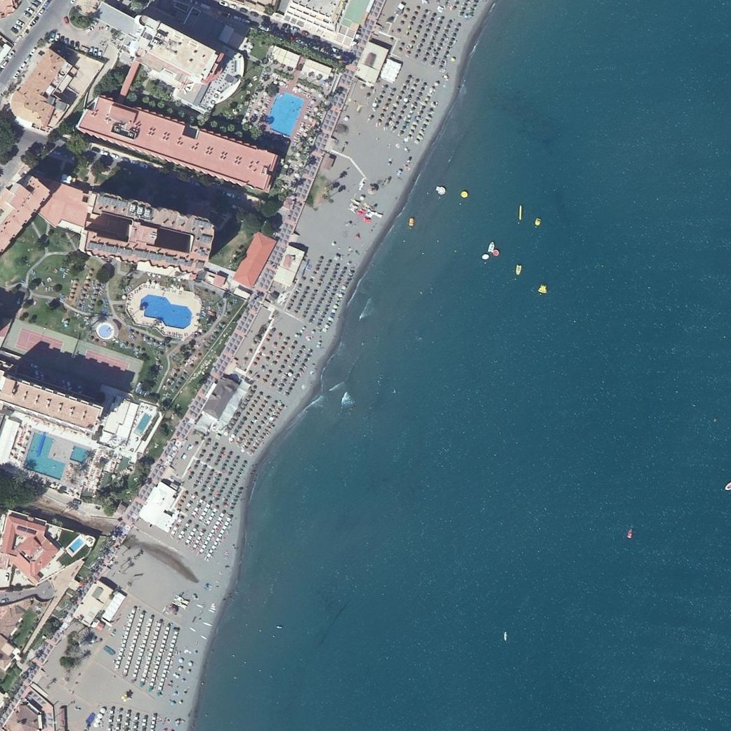 Aerial map of Playa Sol Timor