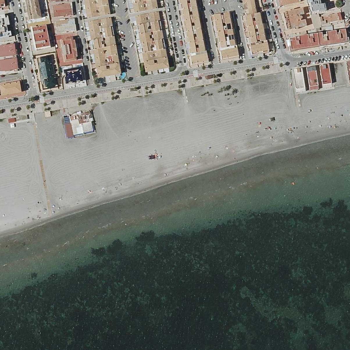 Aerial map of Playa Tamarit