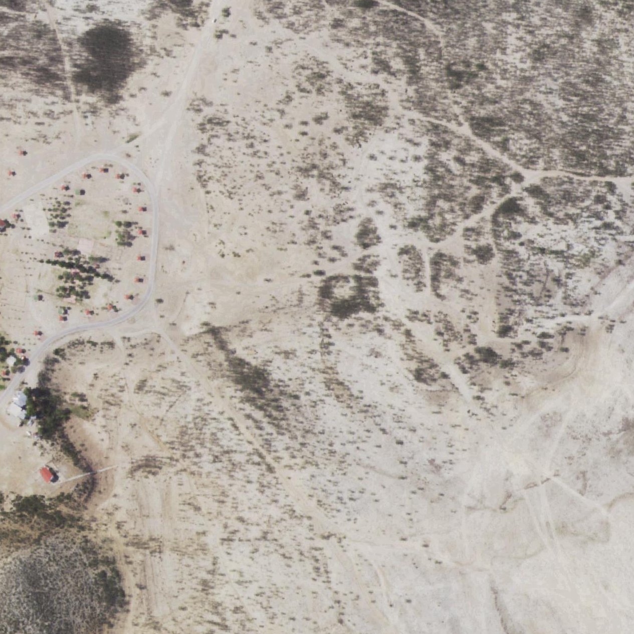 Aerial map of Playa Tlaloc