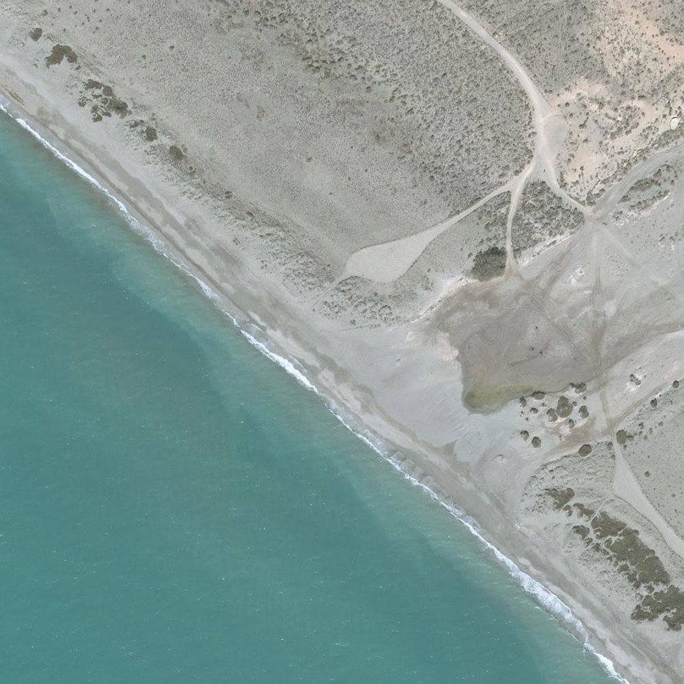 Aerial map of Playa Torre García