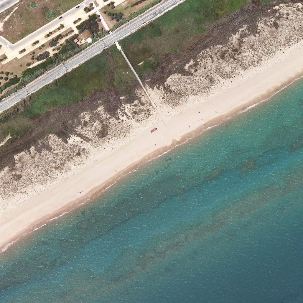 Aerial map of Playa Torredembarra