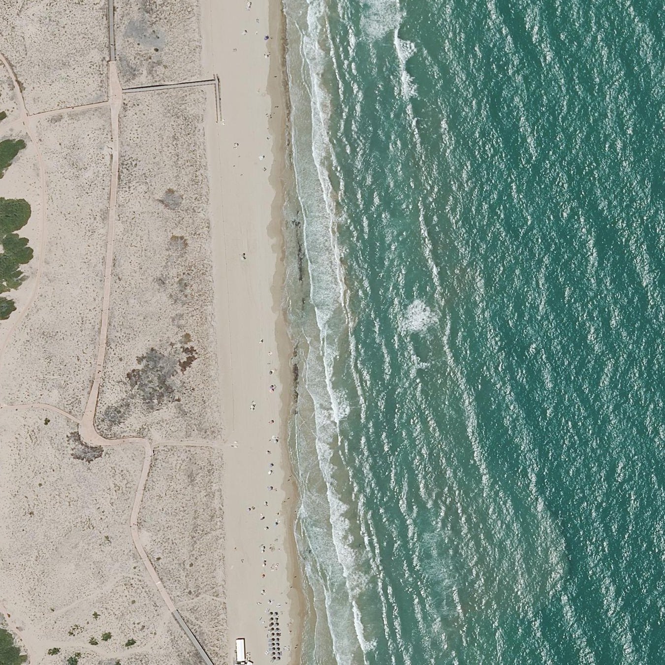 Aerial map of Playa Torrelamata