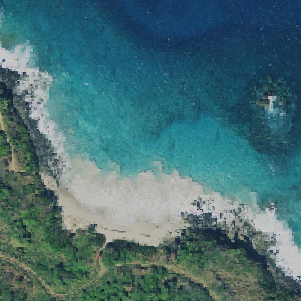 Aerial map of Playa Tortola
