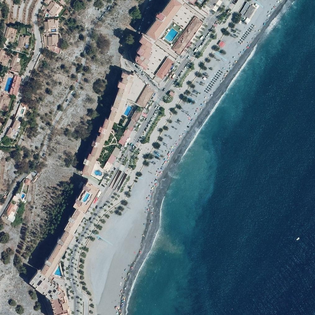 Aerial map of Playa Tropical