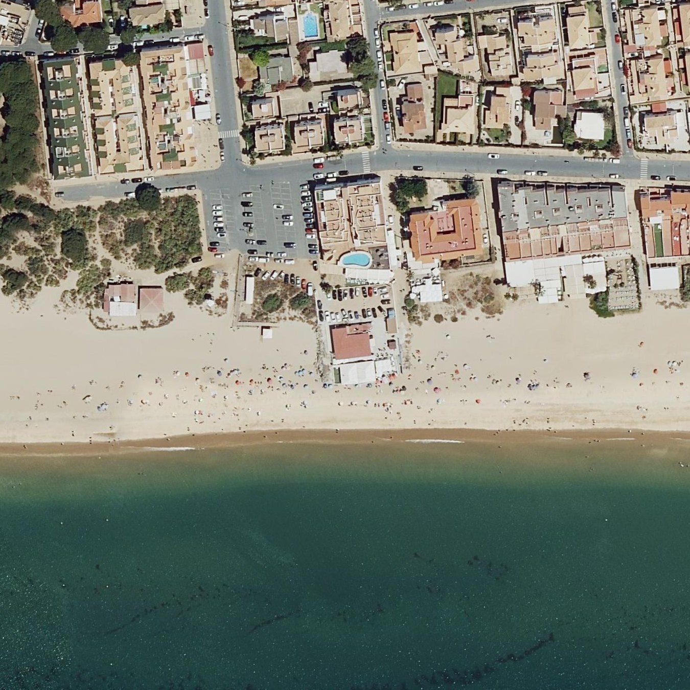 Aerial map of Playa Urbasur