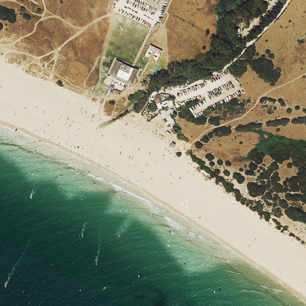 Aerial map of Playa Valdevaqueros Tangana