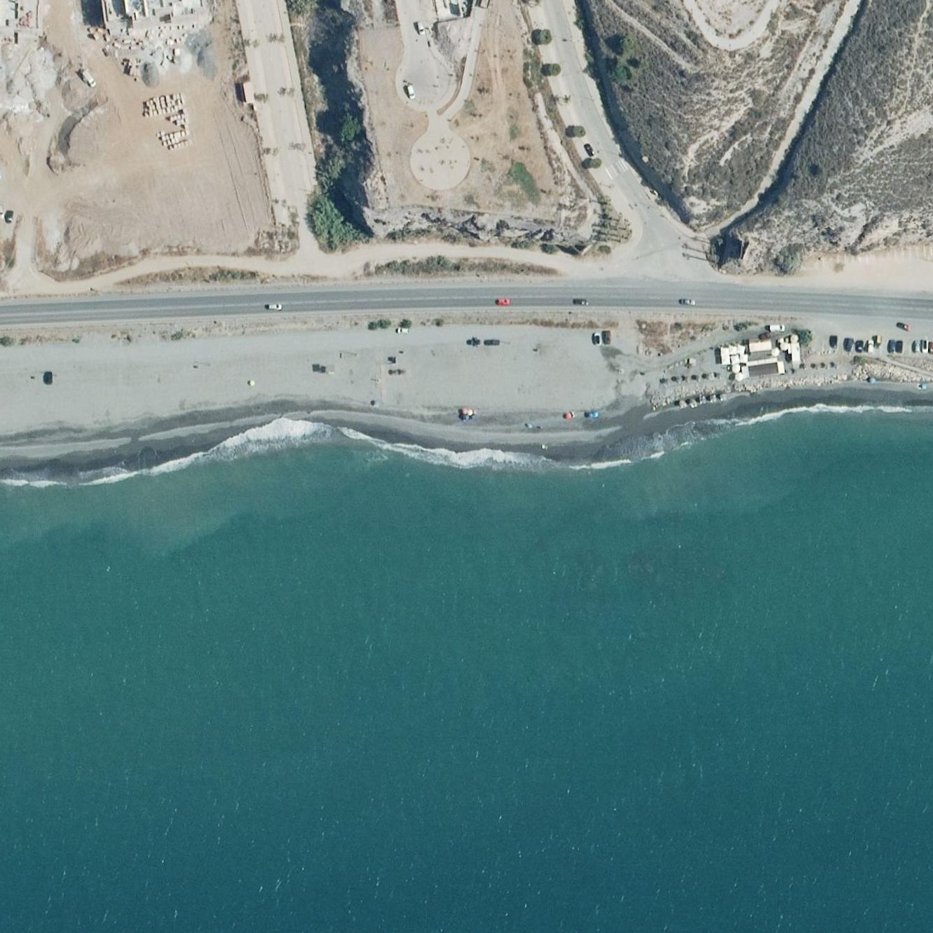 Aerial map of Playa Valle de Niza