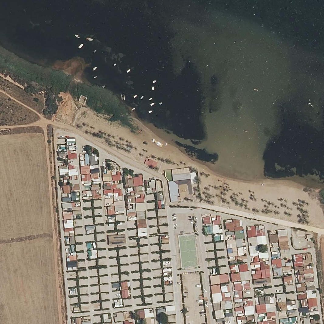 Aerial map of Playa Vilas Caravaning