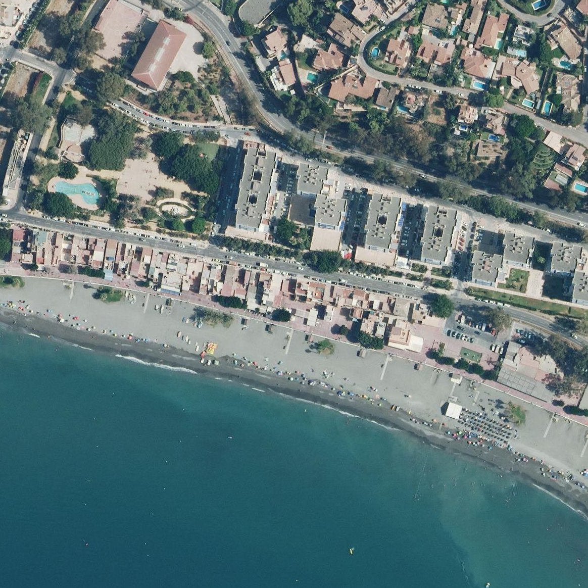 Aerial map of Playa Virginia