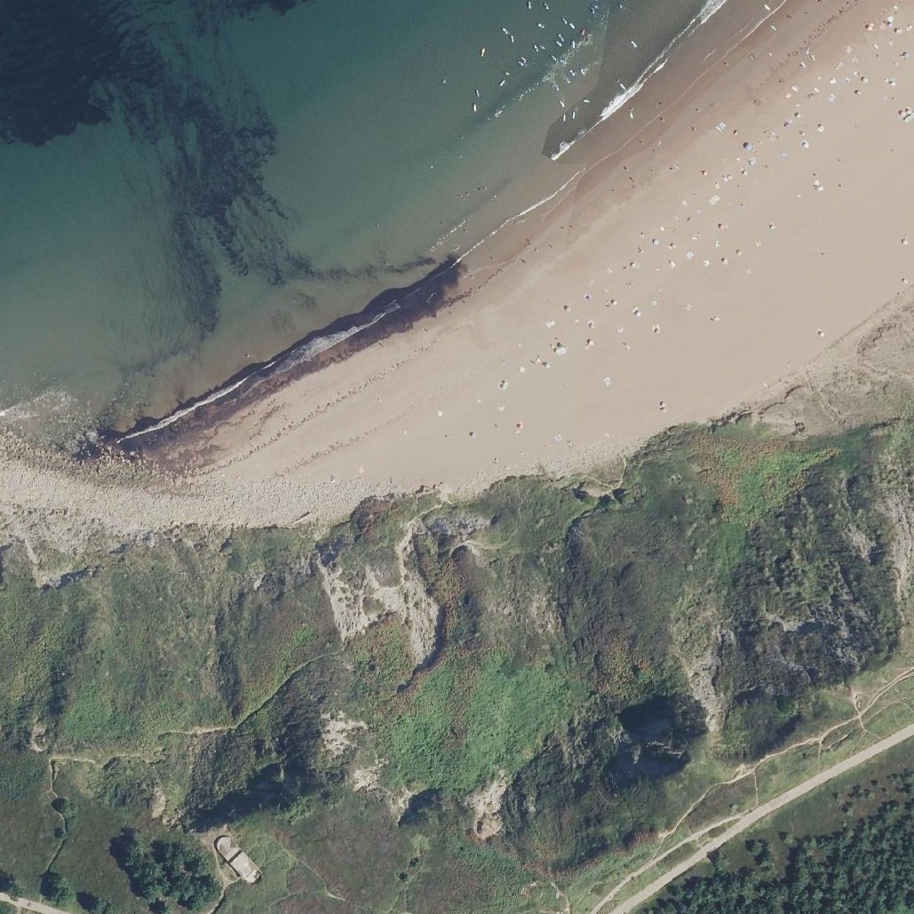 Aerial map of Playa Zona NUDISTA LA SALVAJE