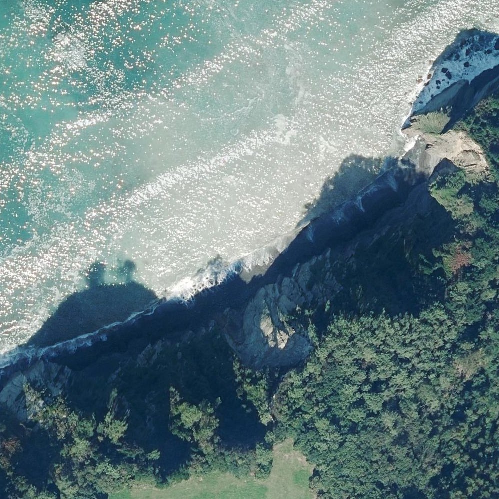 Aerial map of Playas de Ballota
