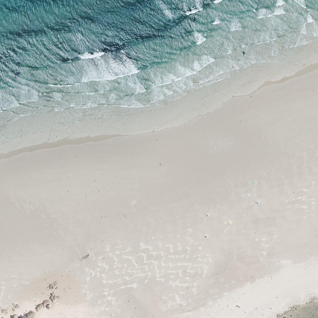 Aerial map of Playas de San Vicente de la Barquera