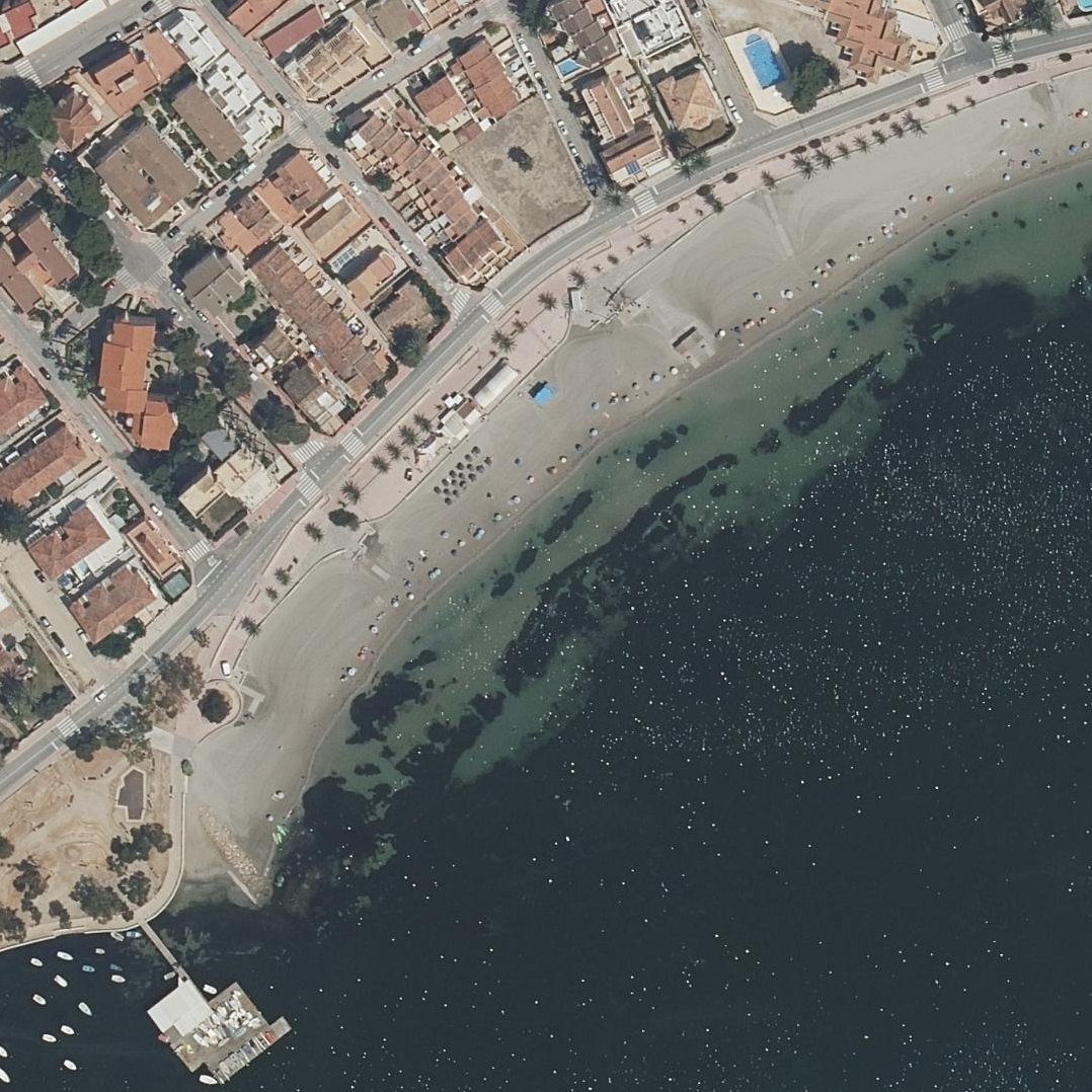 Aerial map of Playas de Santiago de la Ribera