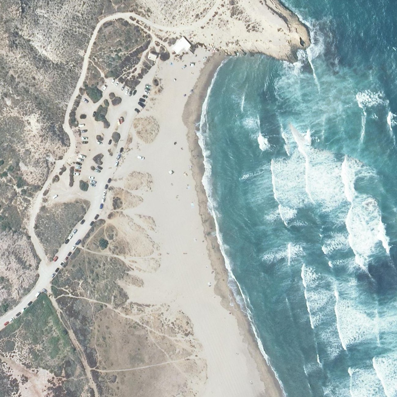 Aerial map of Playazo de Rodalquilar